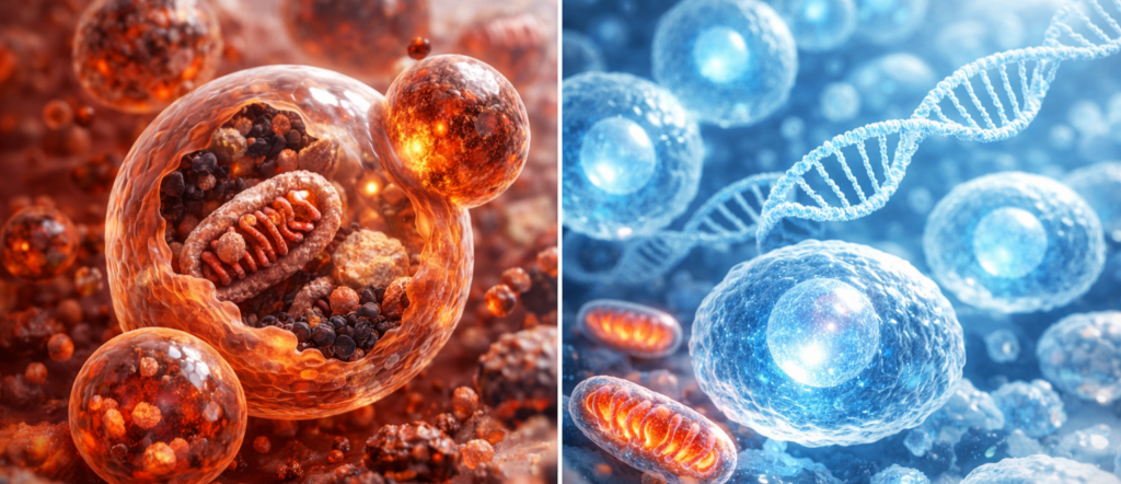 Cell regeneration and autophagy